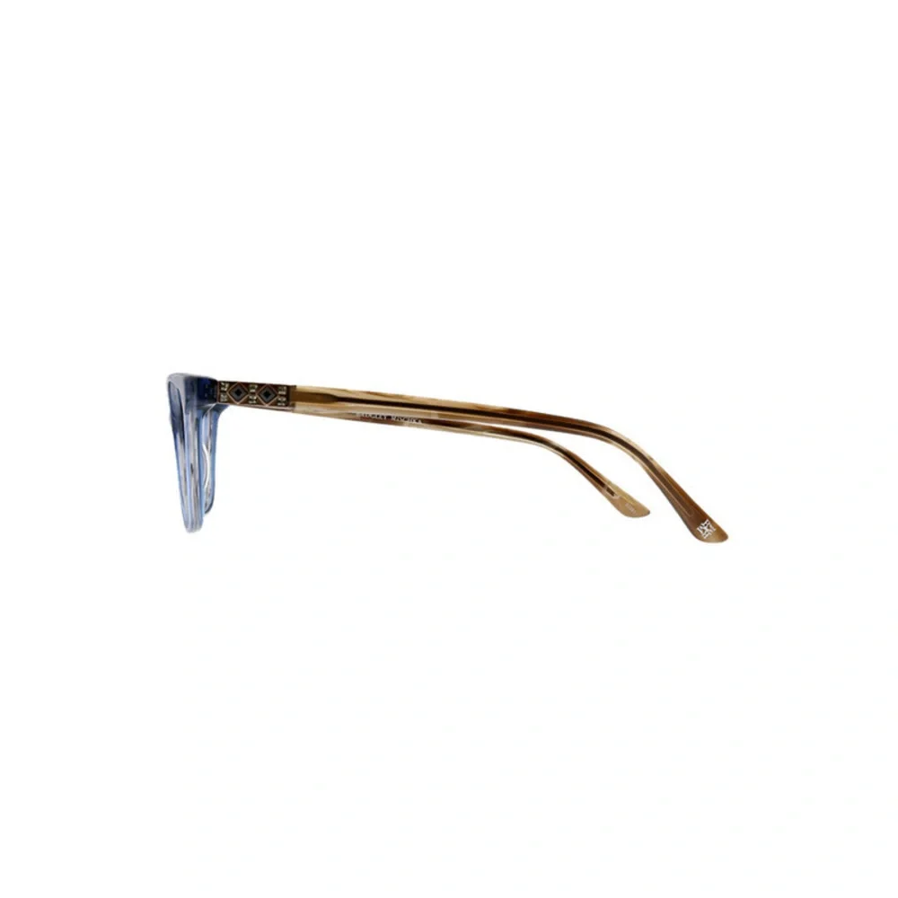NWT Badgley Mischka FLORINE Blue Tea Cup 53mm Eyeglasses